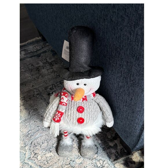 burton + BURTON Snowman Bobble Body Long Leg Rare 17" Spring Standing - Picture 3 of 16